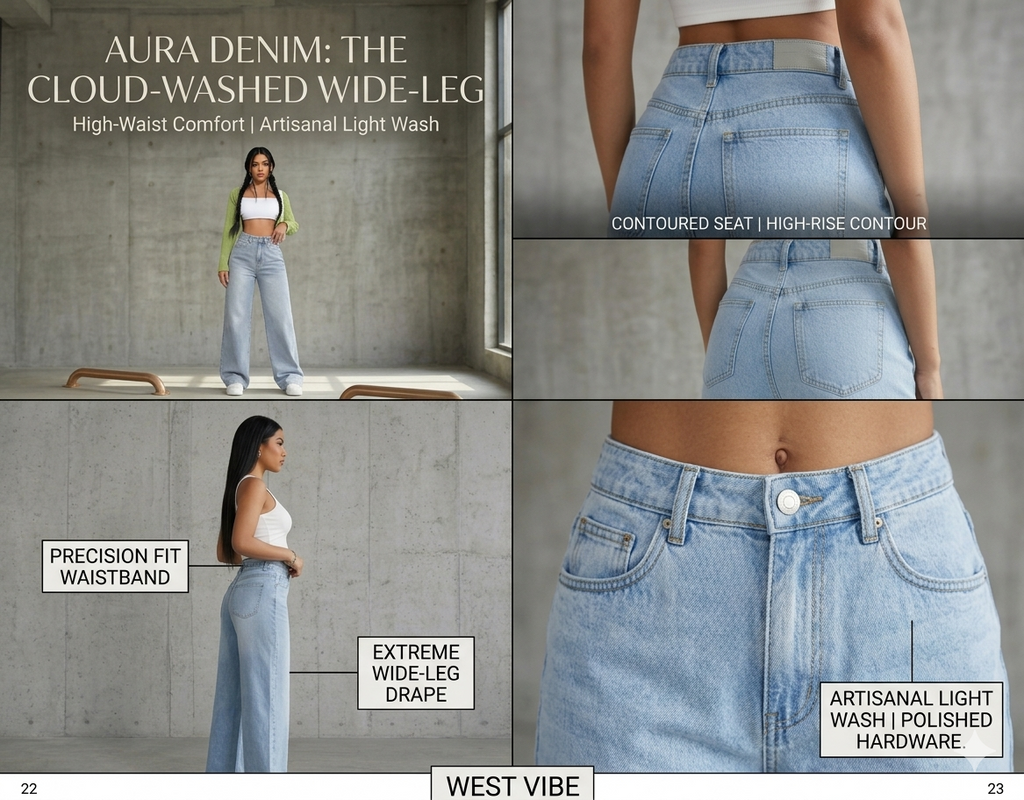 Distressed Floor-Length Jeans