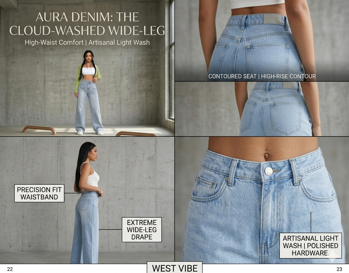 Distressed Floor-Length Jeans