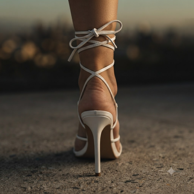 Minimalist Wrap Heels
