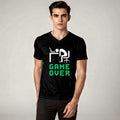 „Game Over“ Retro V-Neck Tee