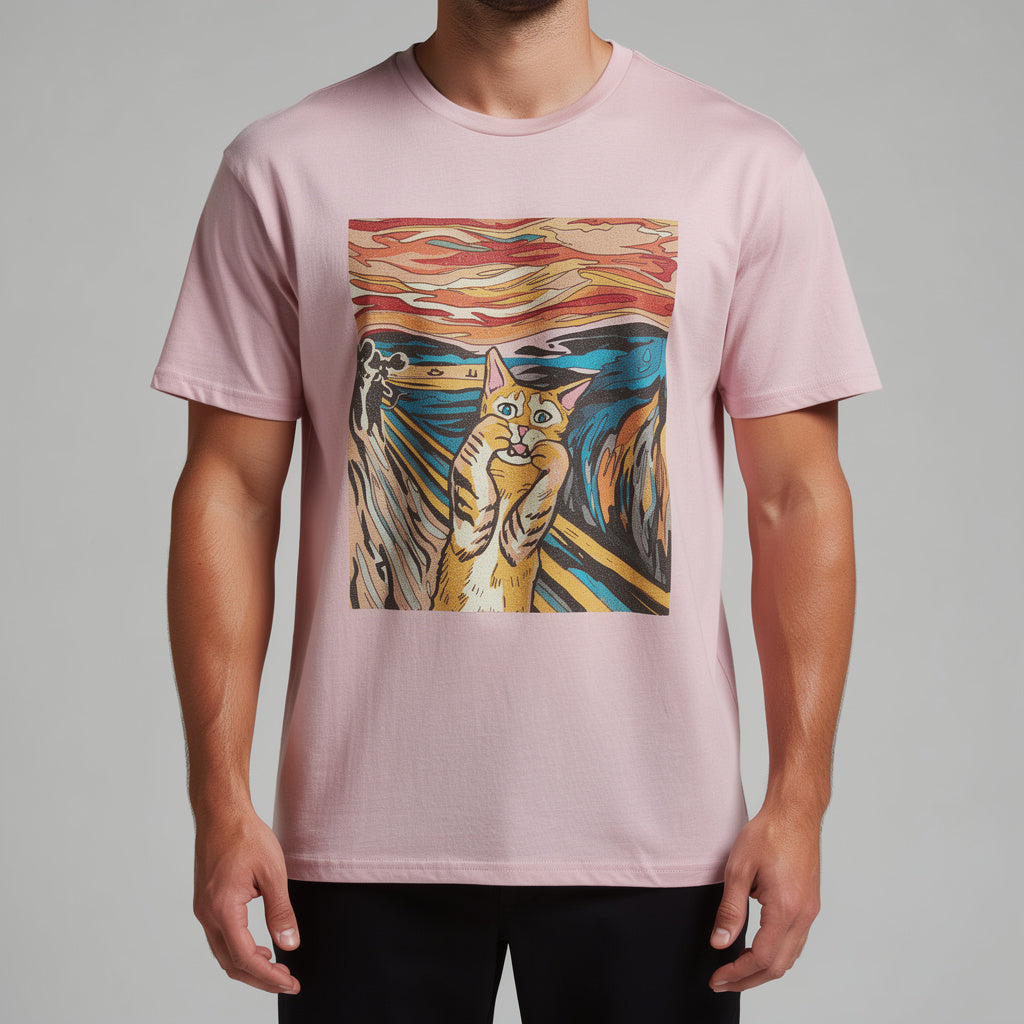 „The Meow“ Expressionist Art Tee