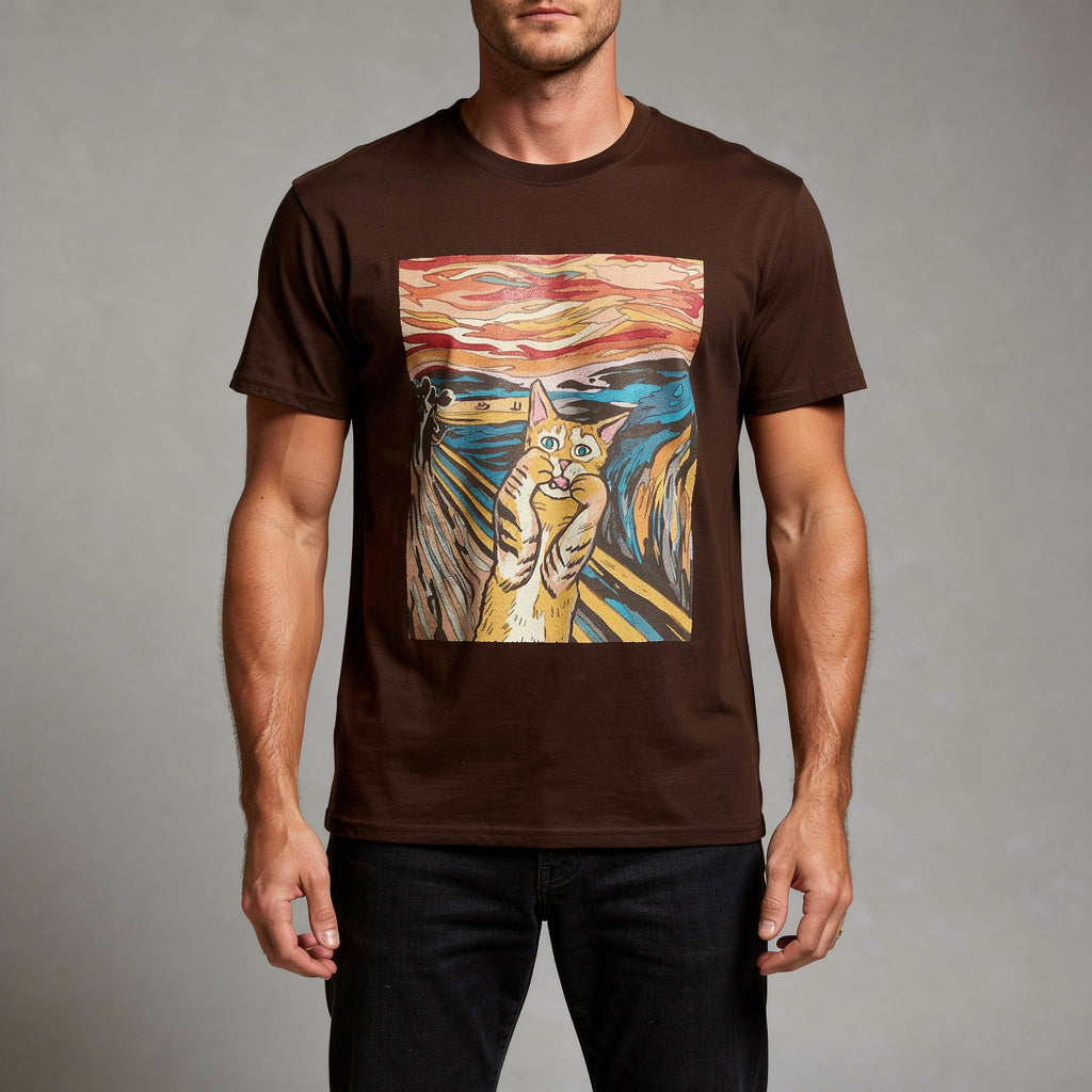 „The Meow“ Expressionist Art Tee